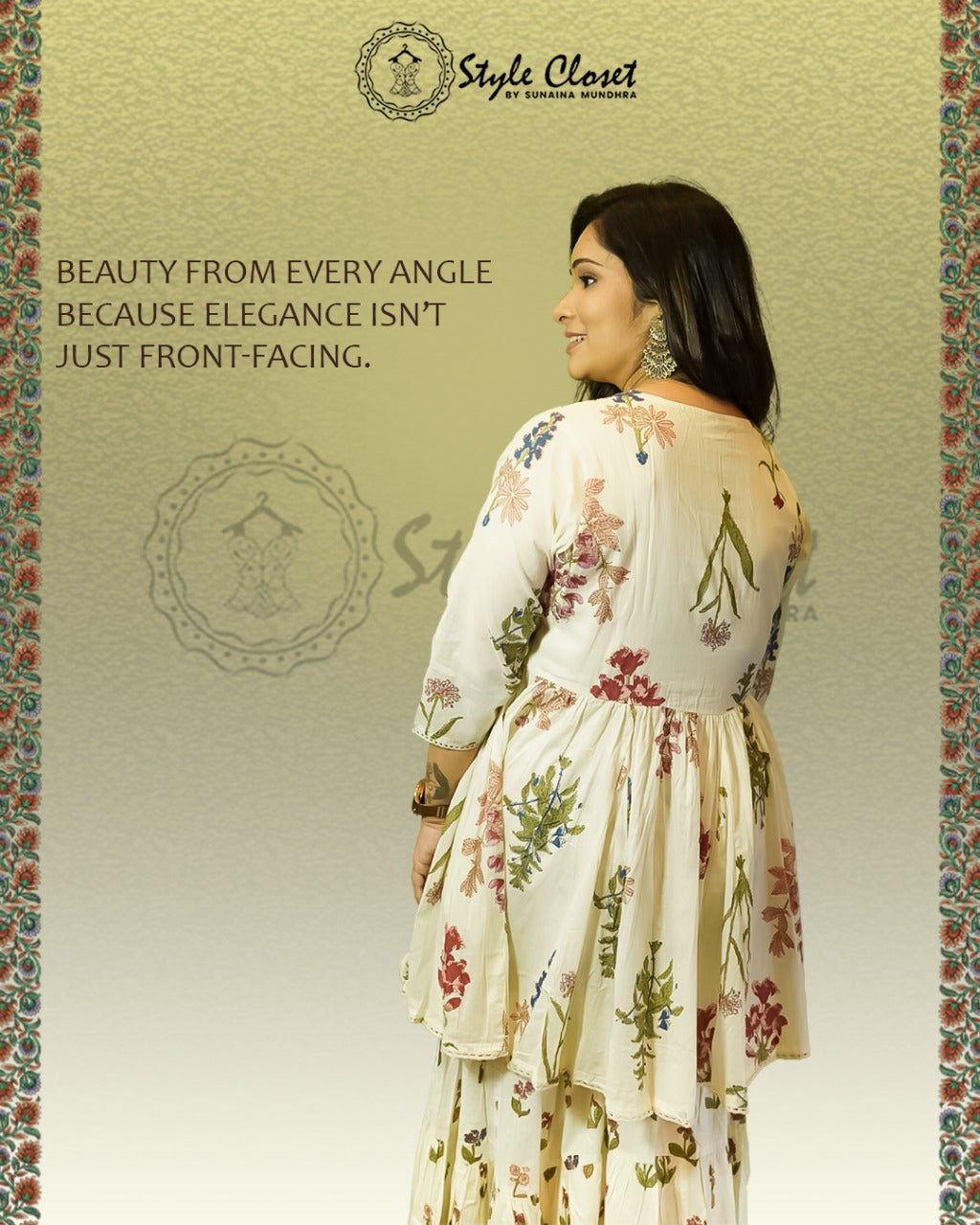 Floral Bliss Sharara Set
