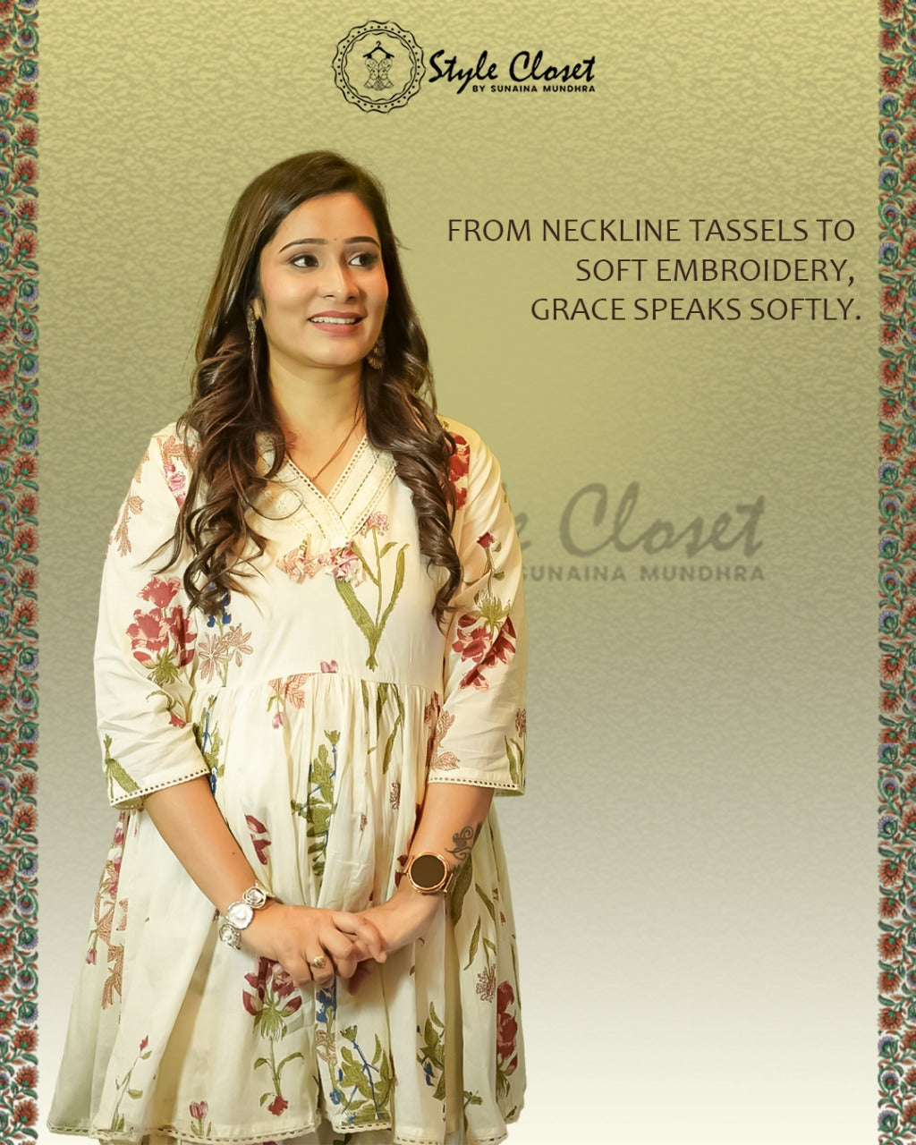 Floral Bliss Sharara Set