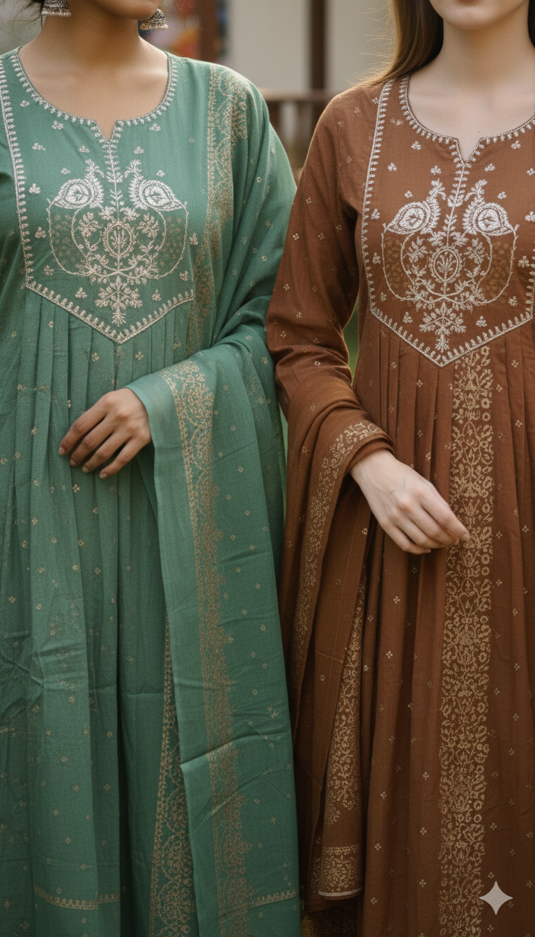 The Ethereal Anarkali Set