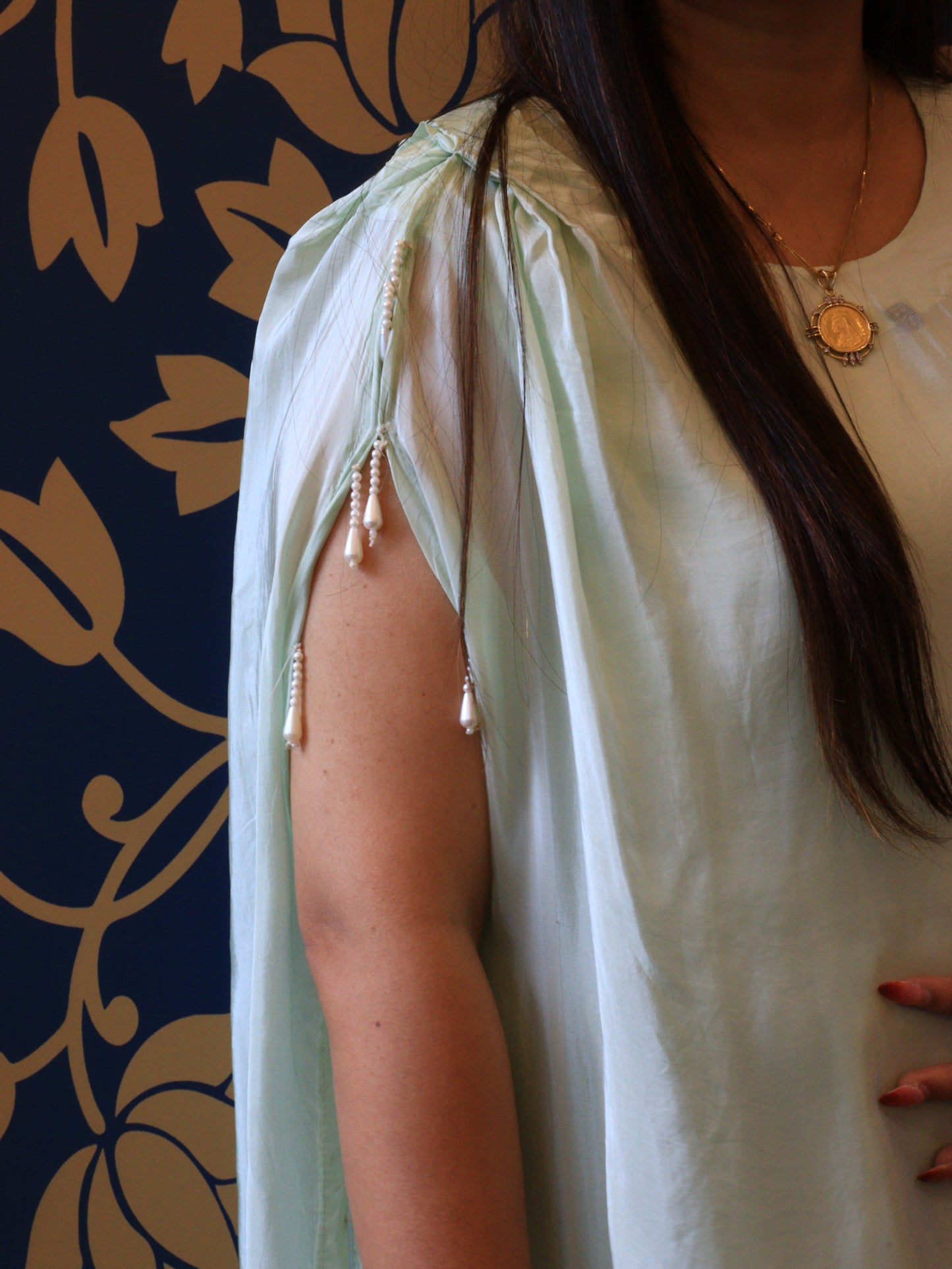 Mint Grace Embroidered Co-ord Set