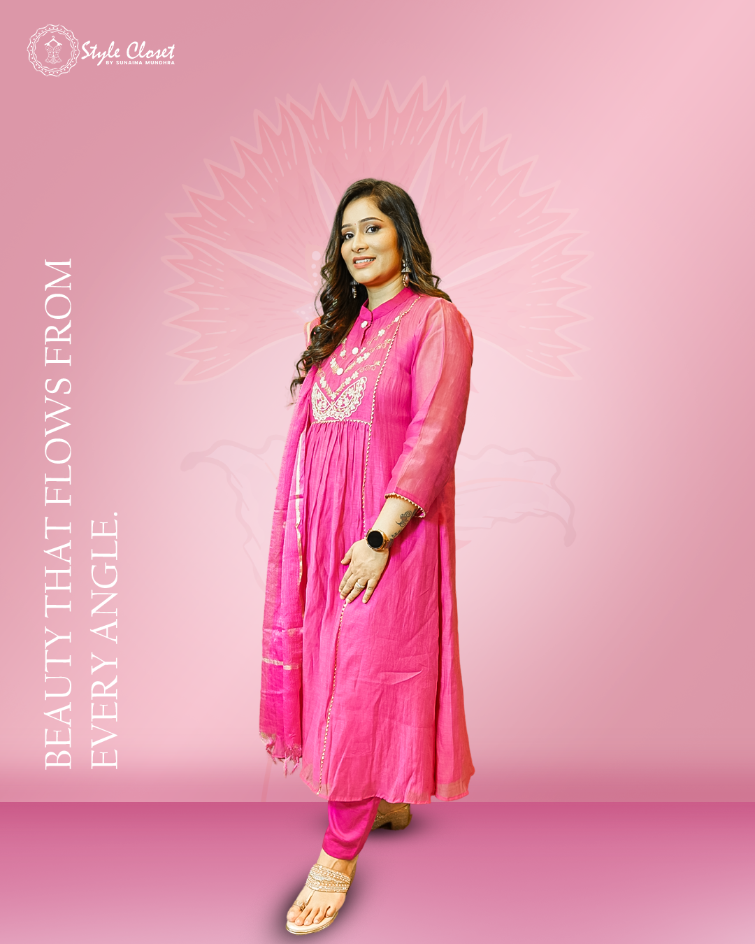 Fushsia Grace Suit Set