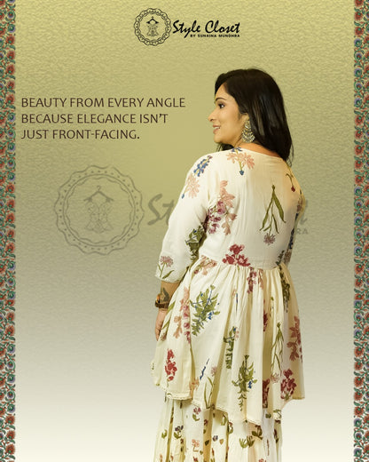 Floral Bliss Sharara Set