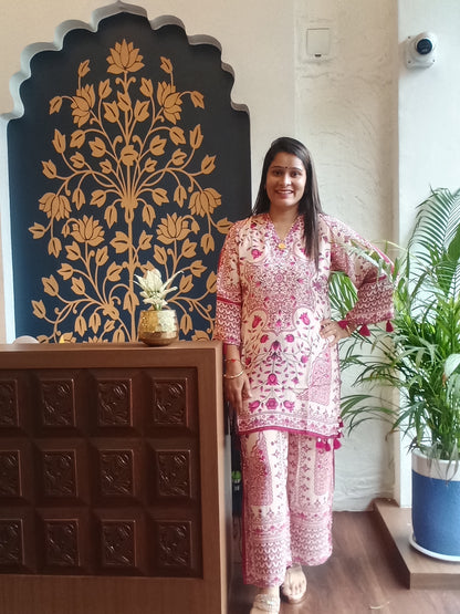 Gulabi Kashmiri Print Co-ord Set