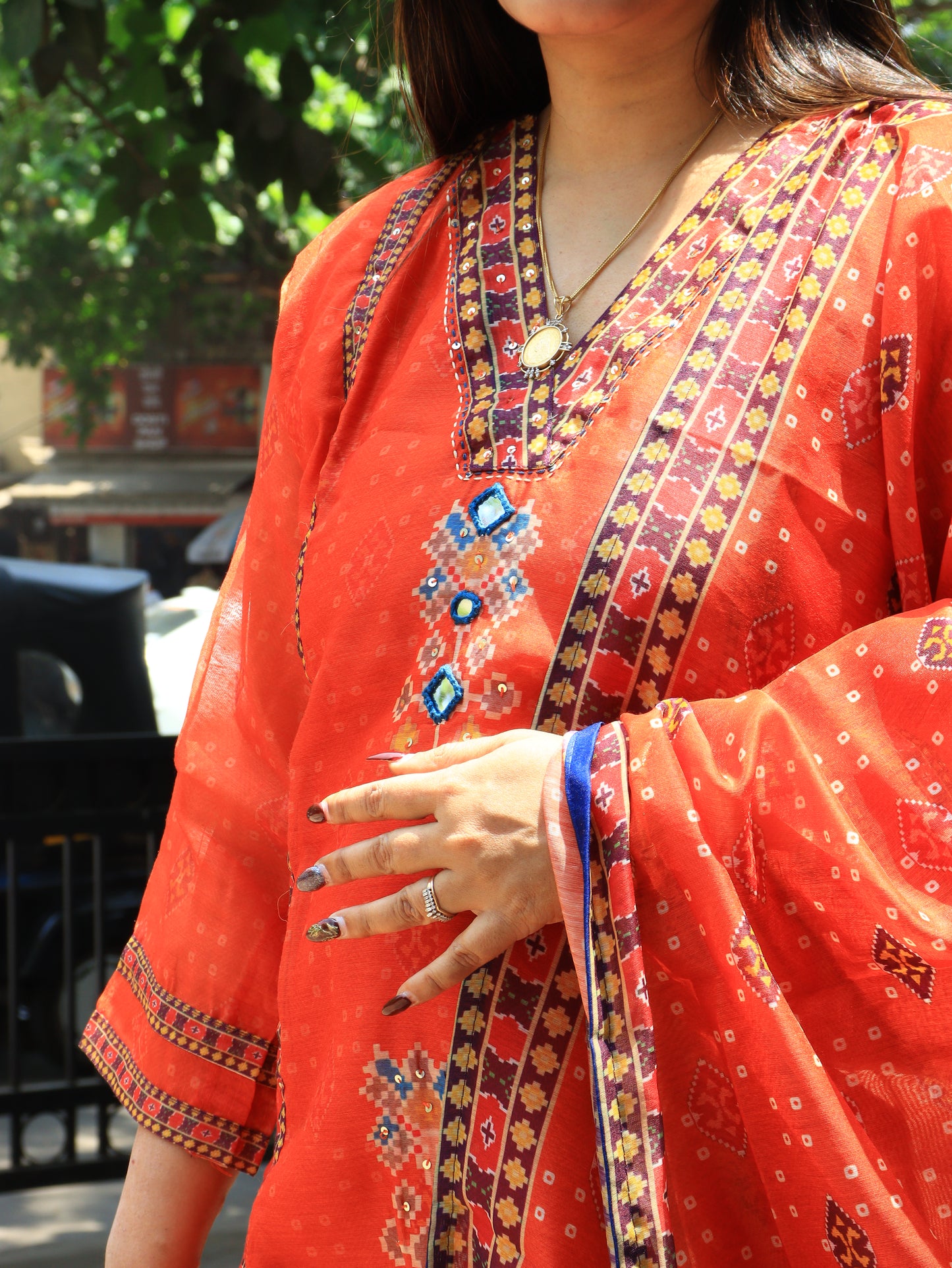 The Saffron Patola Edit