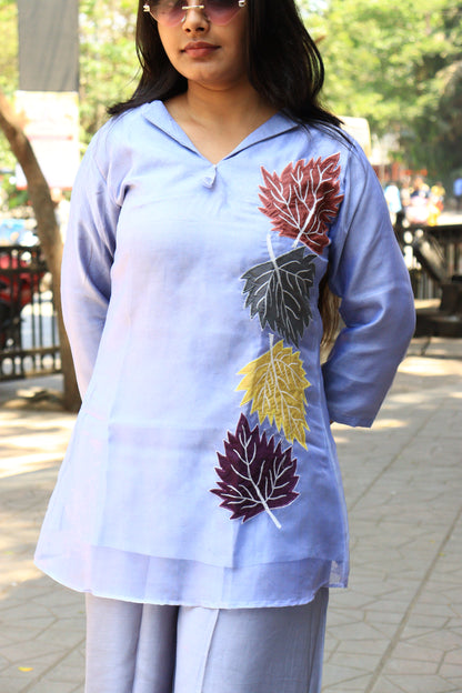 The Autumna Embroidered Tissue Coord Set