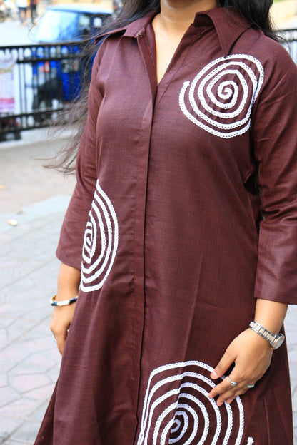 Contemporary Chic Cotton One-Piece