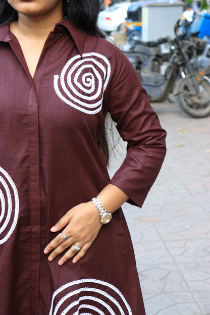 Contemporary Chic Cotton One-Piece
