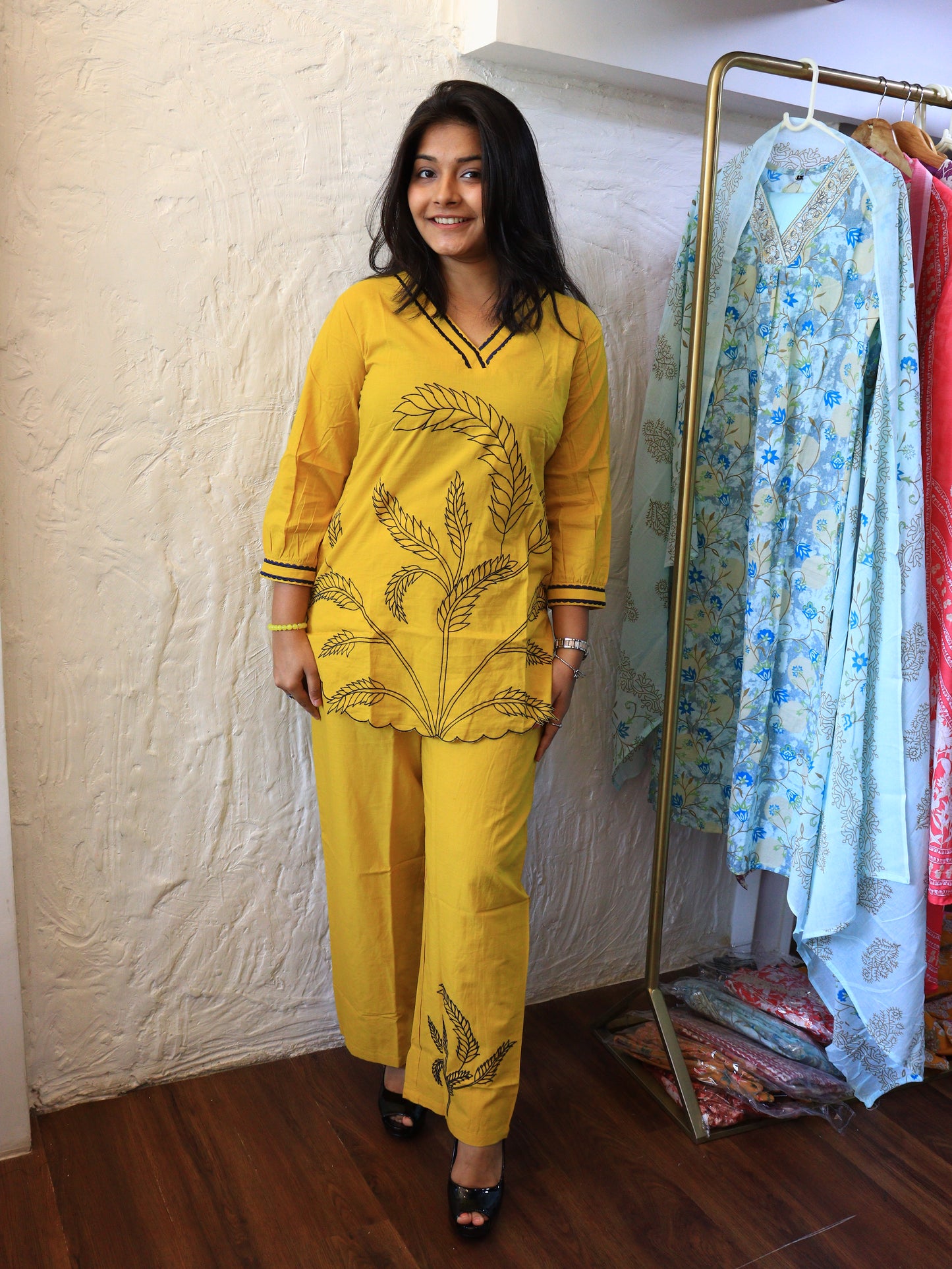 The Leafy Scallop Co-ord Set