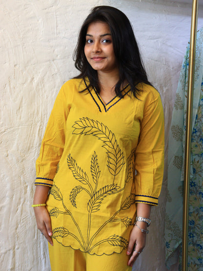 The Leafy Scallop Co-ord Set