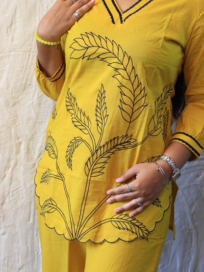 The Leafy Scallop Co-ord Set