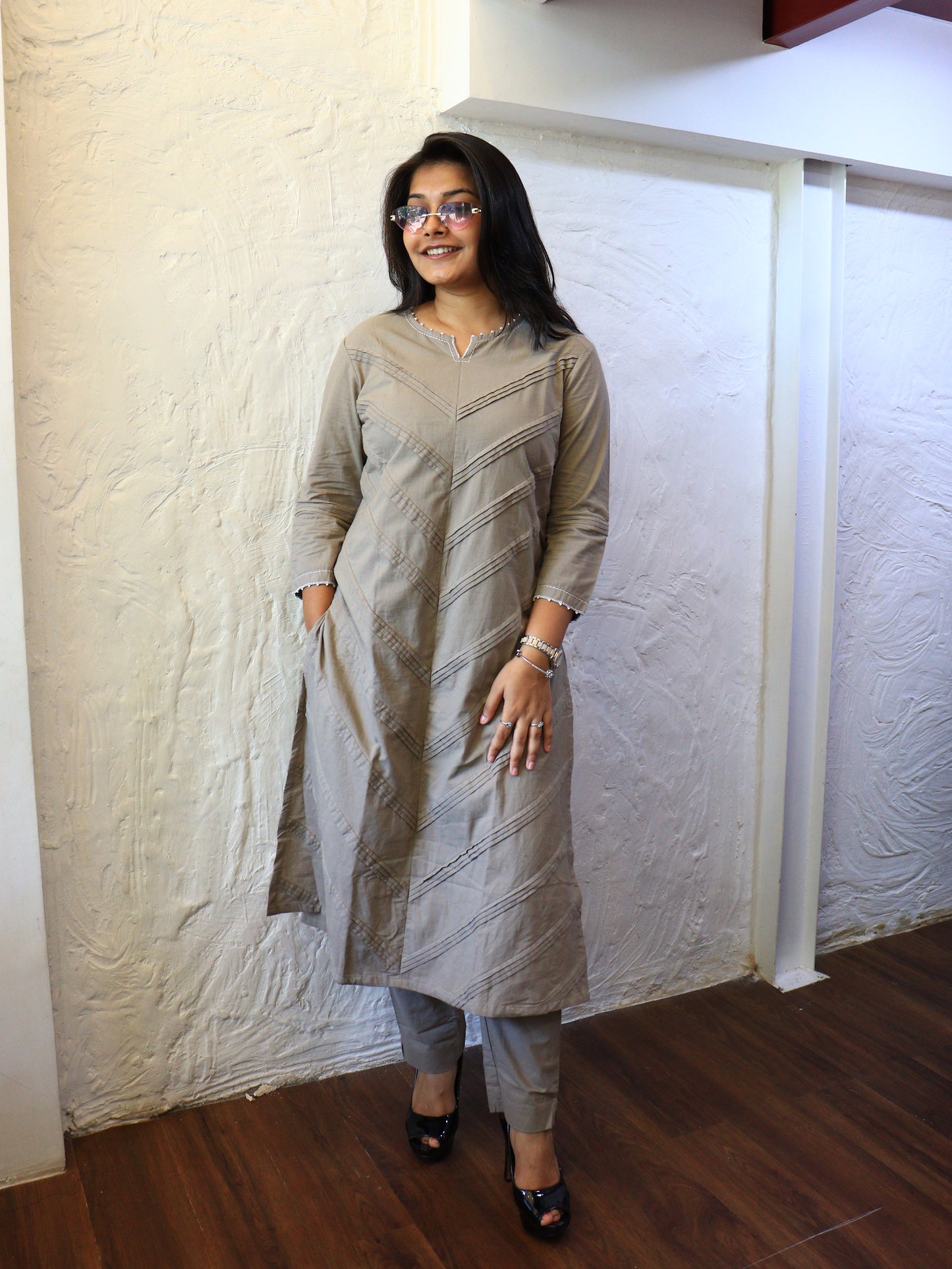 Sandstone Grace Straight Kurta Set