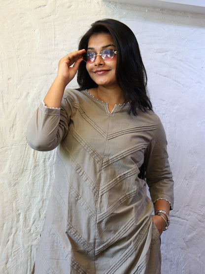 Sandstone Grace Straight Kurta Set