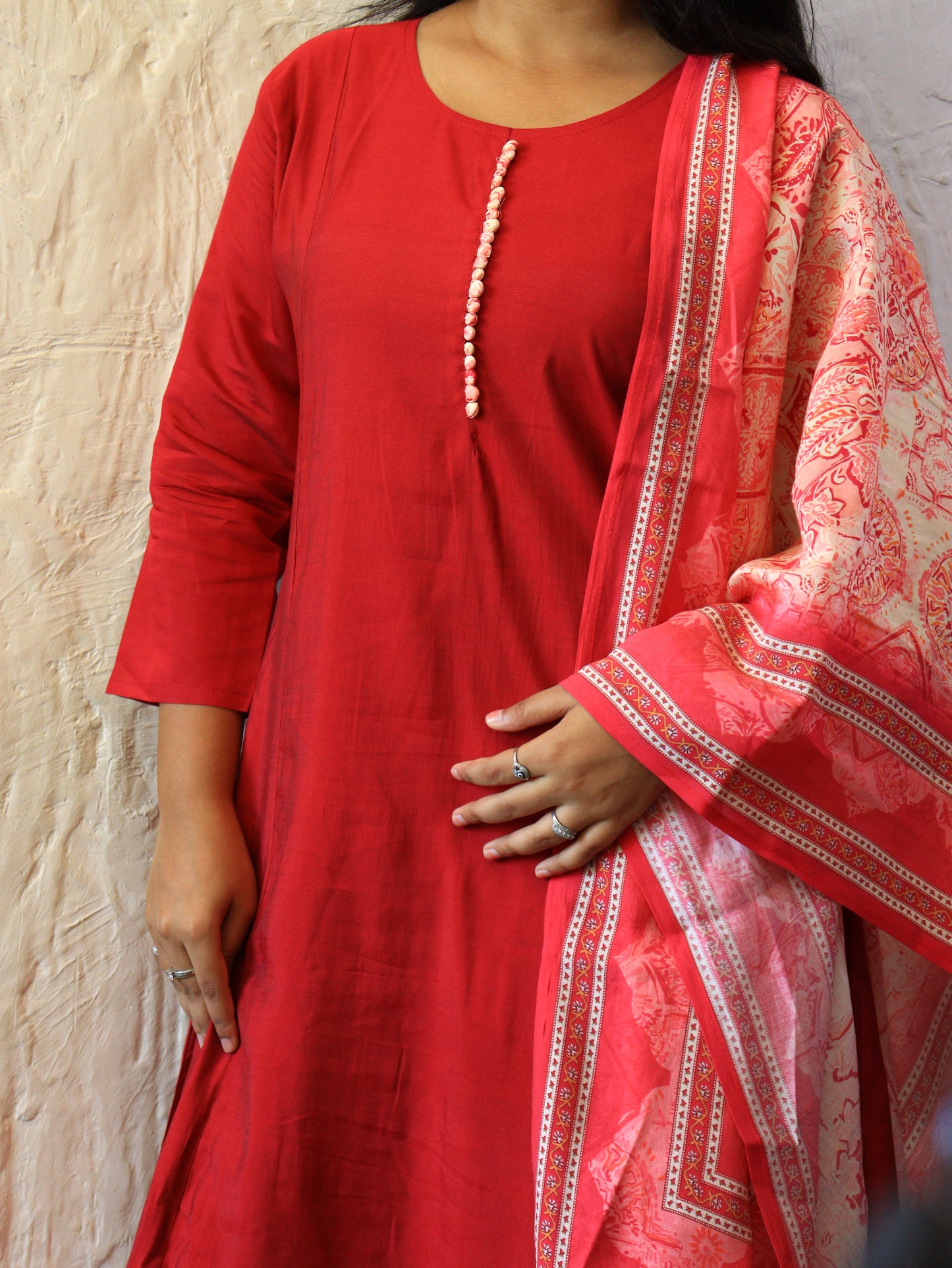 The Aura Collection: Handcrafted Bordered Anarkalis