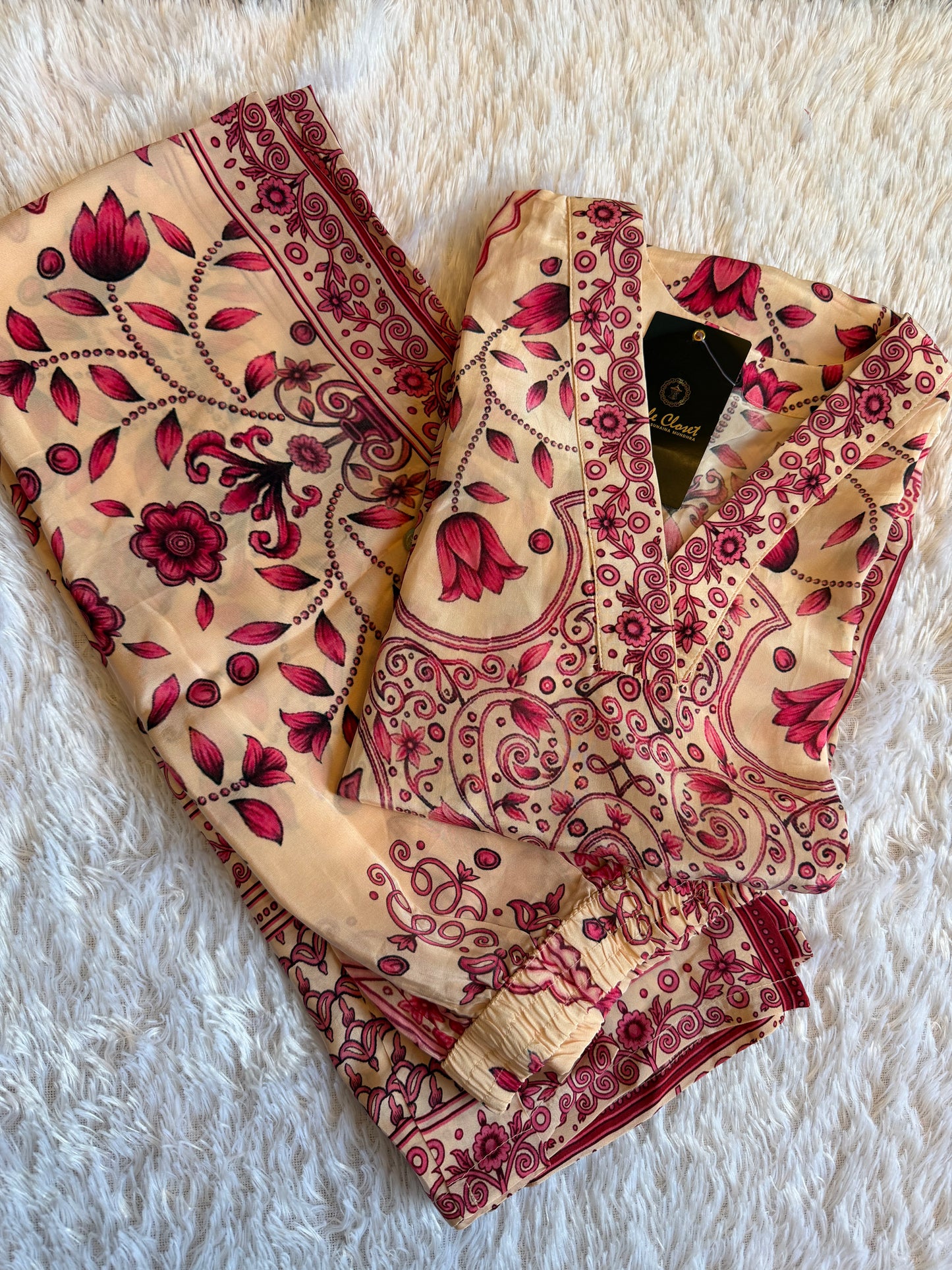 Gulabi Kashmiri Print Co-ord Set