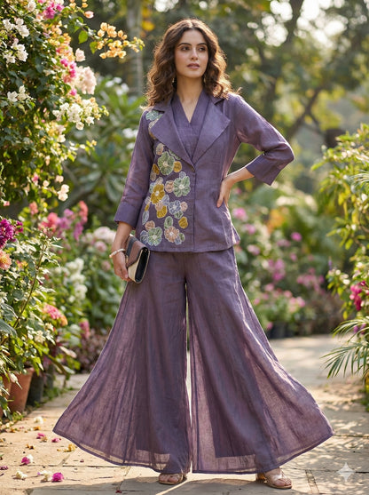 The Amethyst Garden Mul Co-ord Set