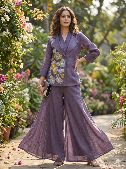 The Amethyst Garden Mul Co-ord Set