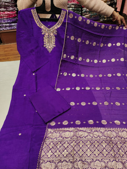 Premium Silk Ethnic Suit Set