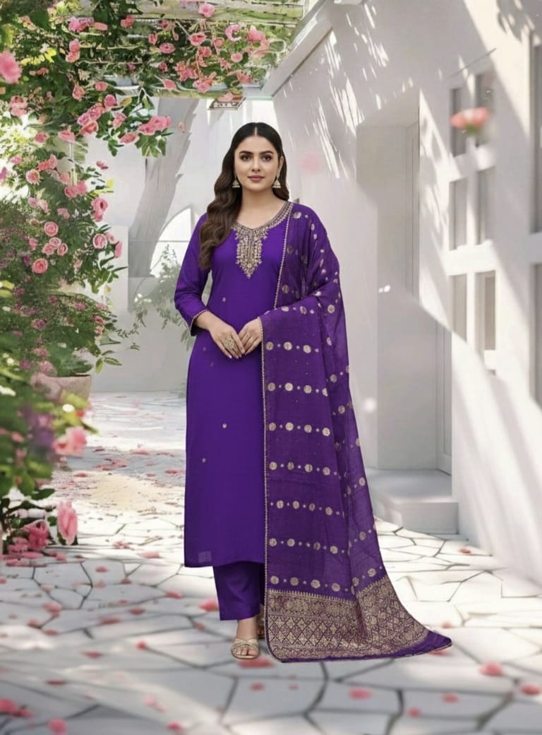 Premium Silk Ethnic Suit Set
