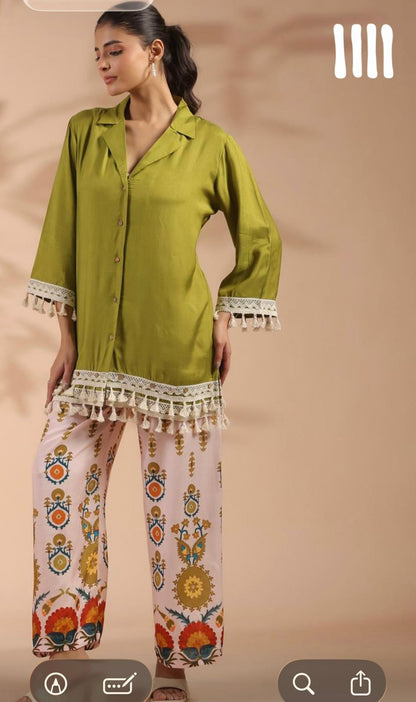 Boho-Chic Ethnic Lounge Set