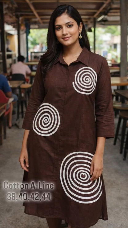 Contemporary Chic Cotton One-Piece