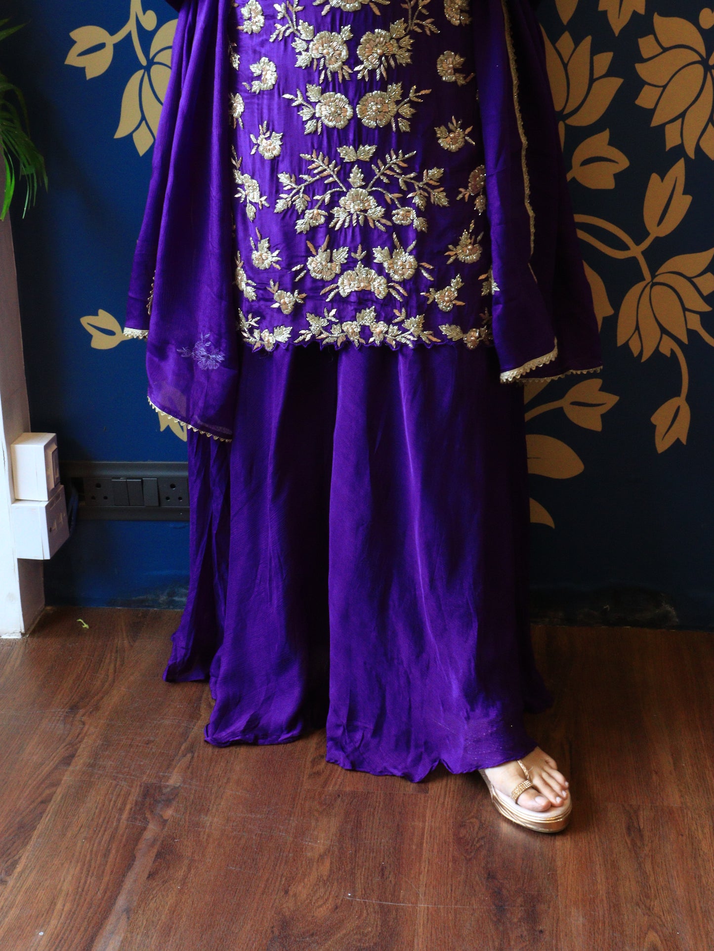 Royal Purple Handcrafted Suit Set