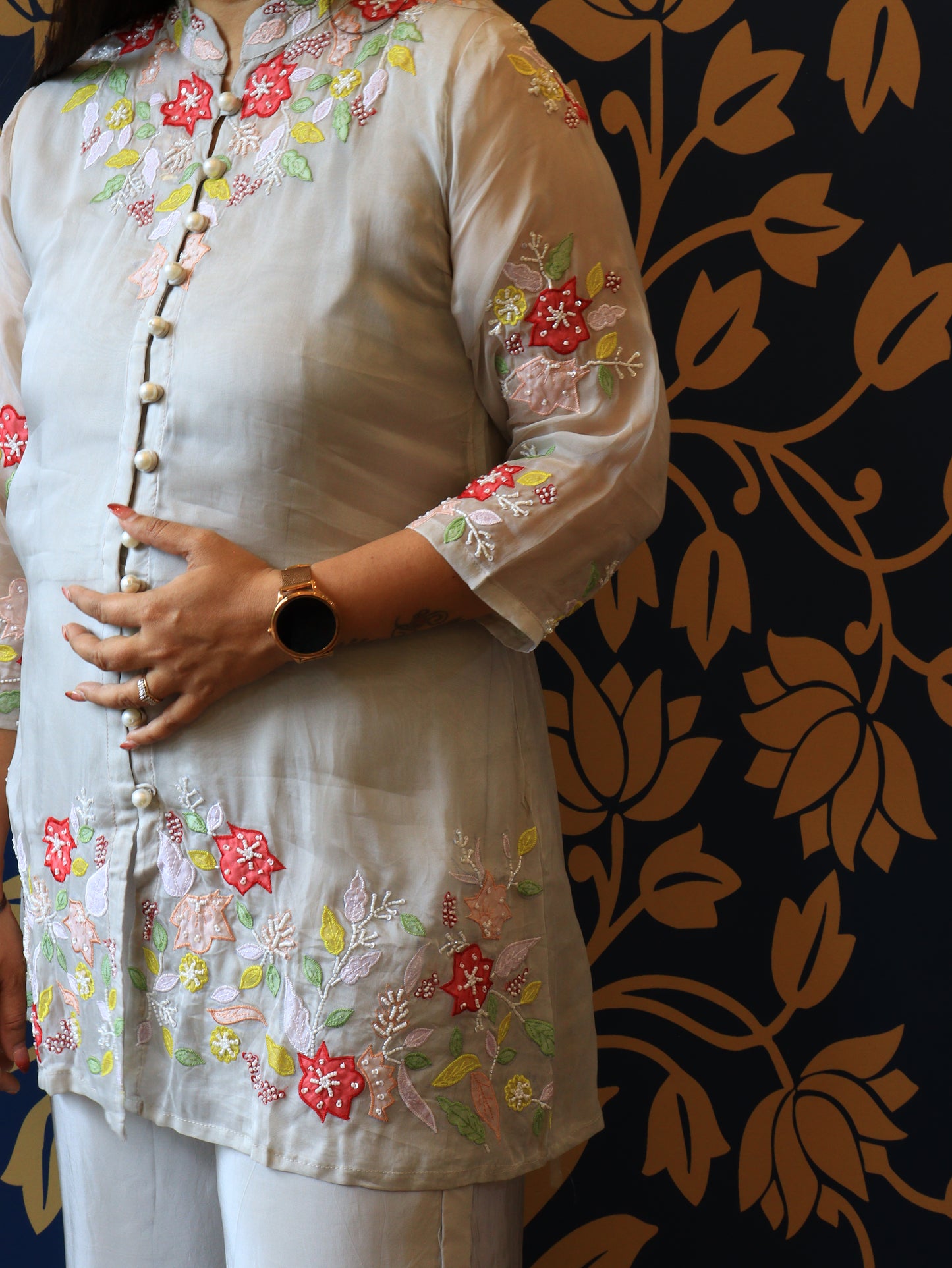 Applique work Coord set