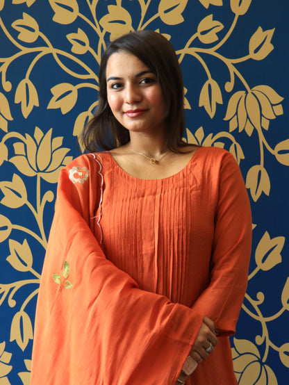 Gulbahar Hand-Embroidered Suit Set