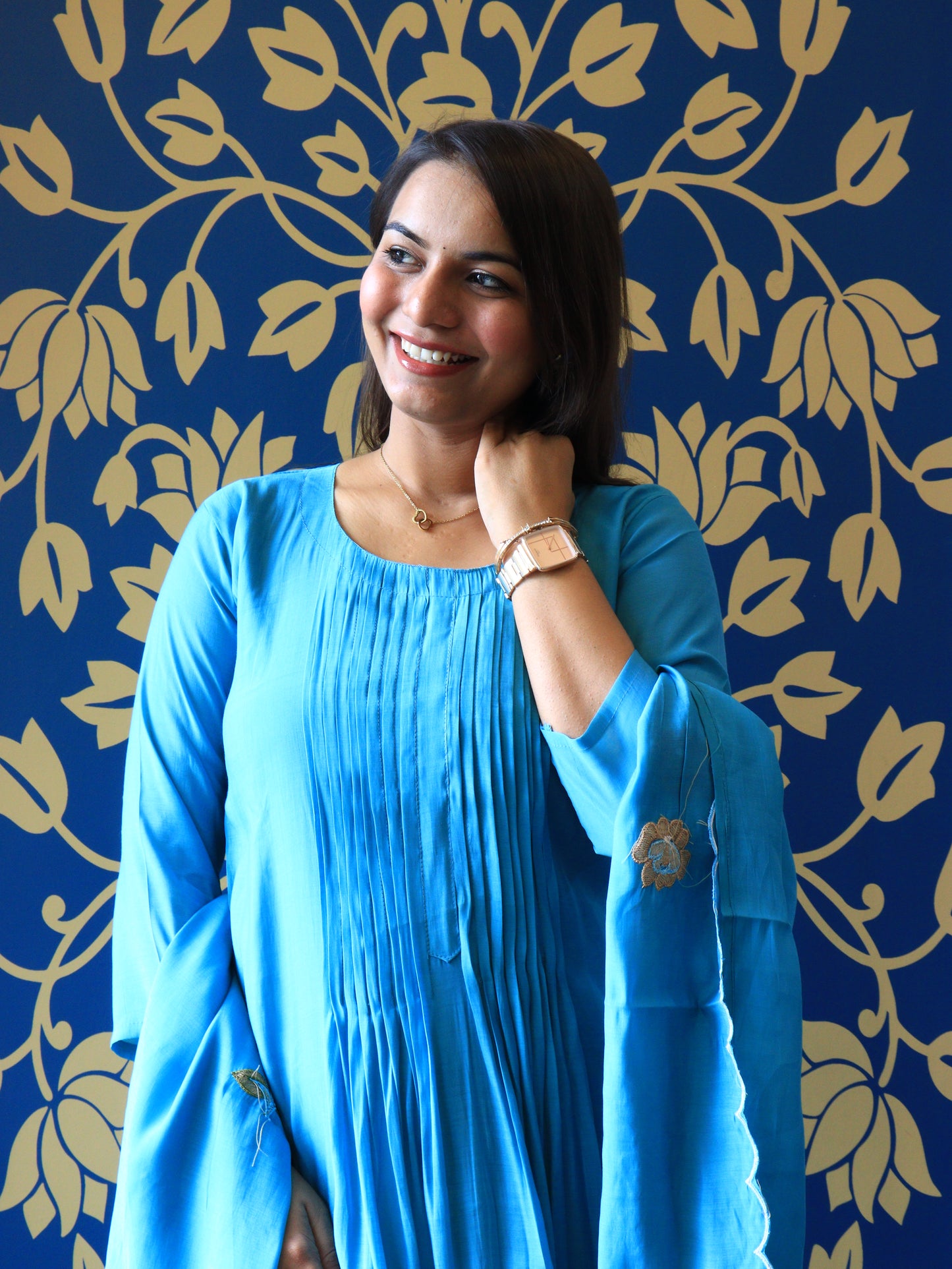 Gulbahar Hand-Embroidered Suit Set