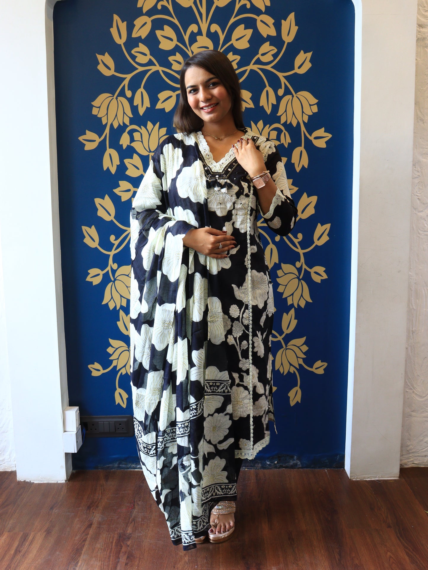 The Gulbahar Printed Kurta Set