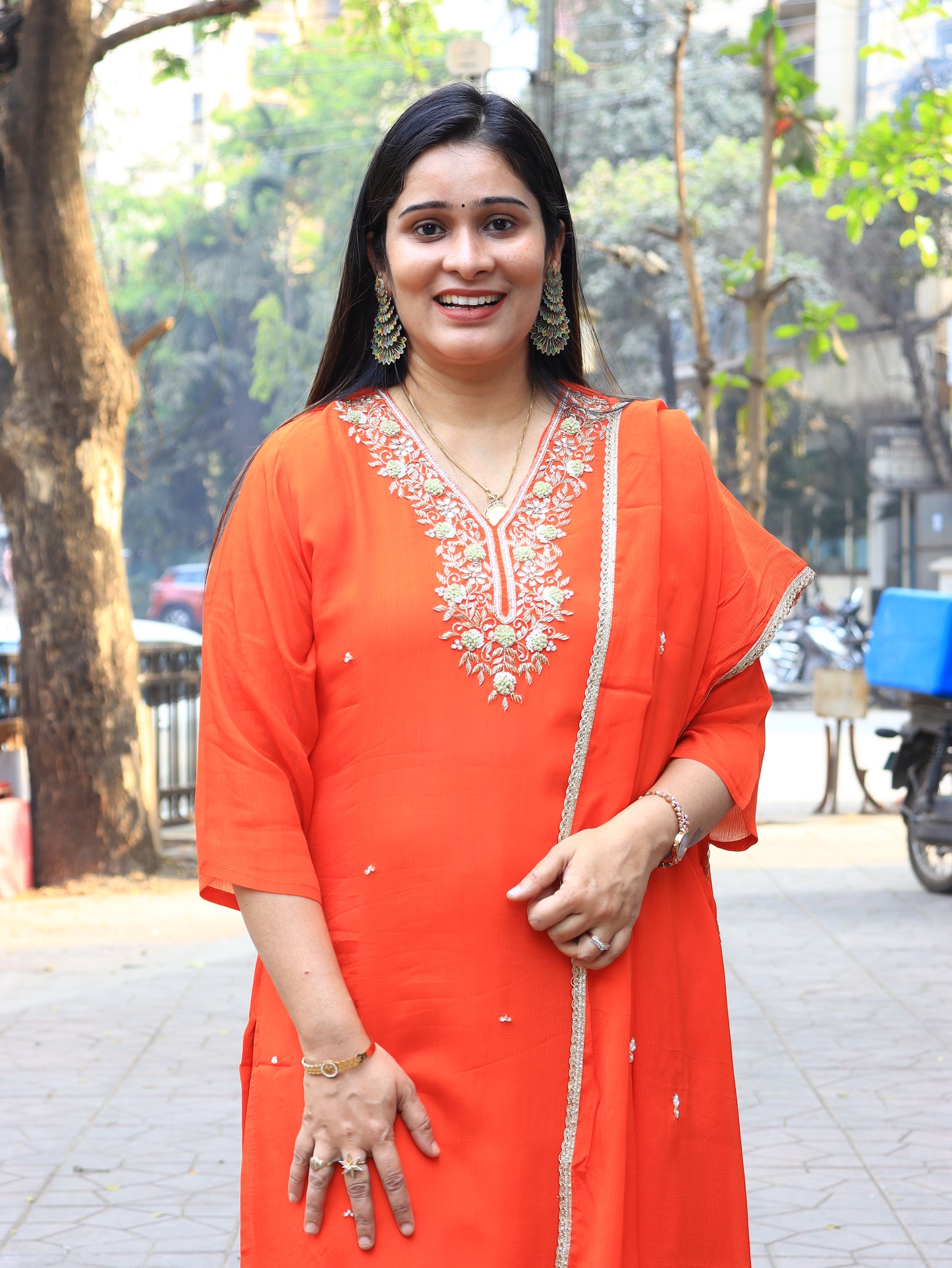 Party Wear Handwork Sharara Set