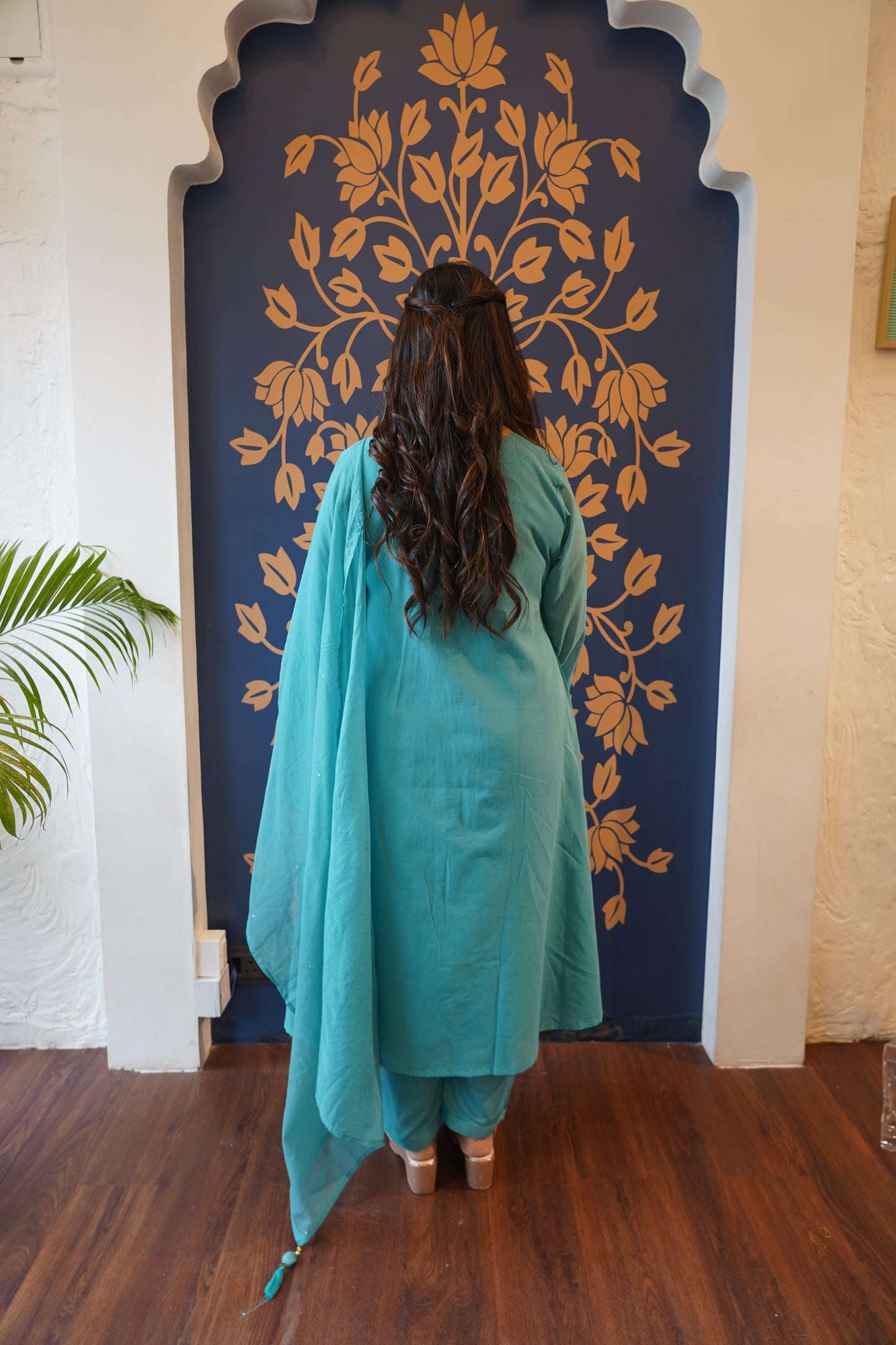 Aqua Elegance Kurta Set