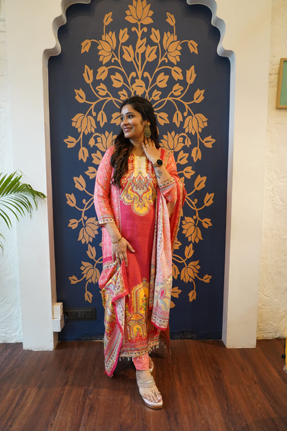 Rangrez Digital Print Suit