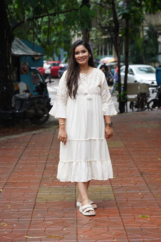 Breezy Tiered One Piece Dress