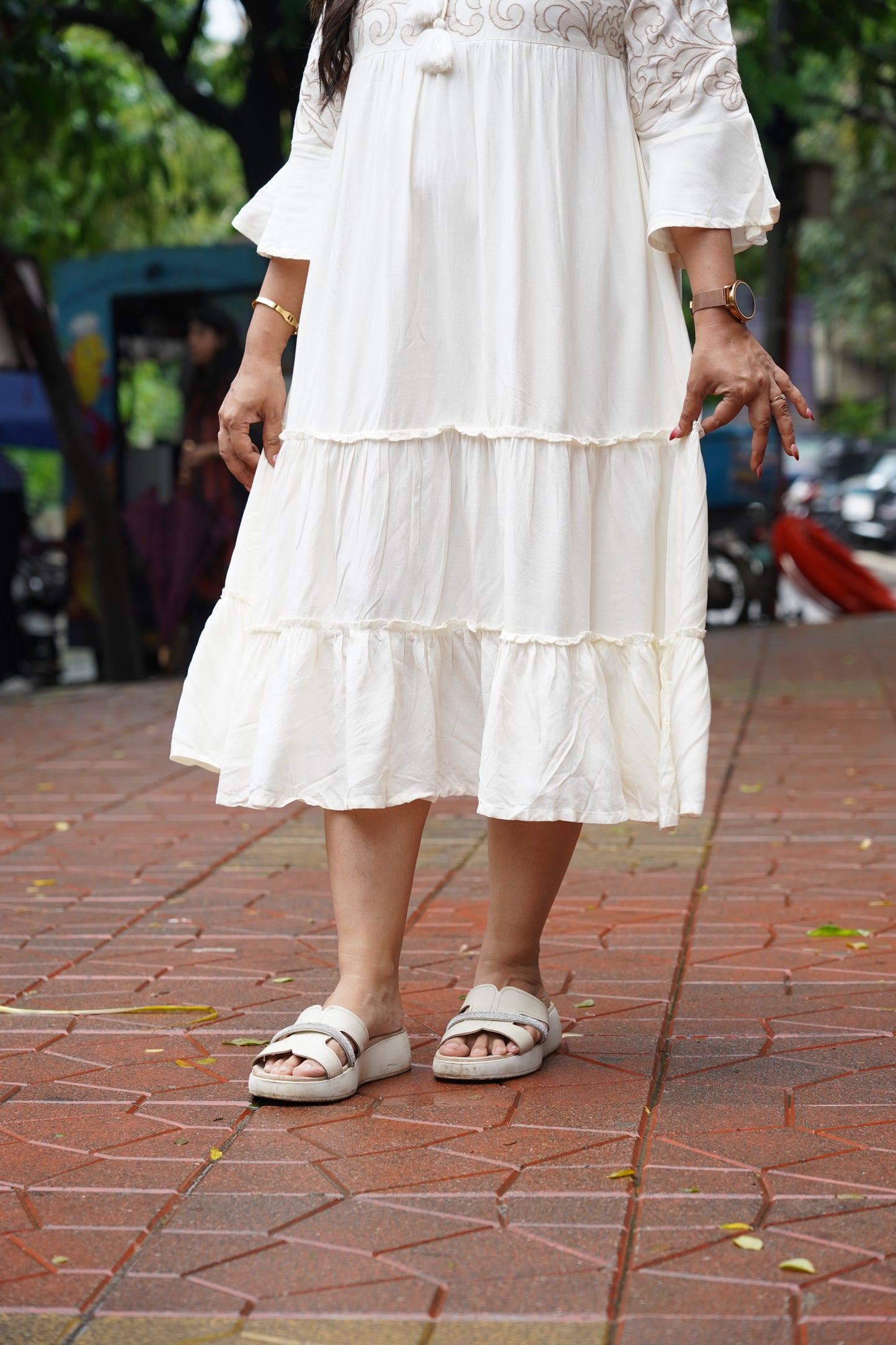 Breezy Tiered One Piece Dress