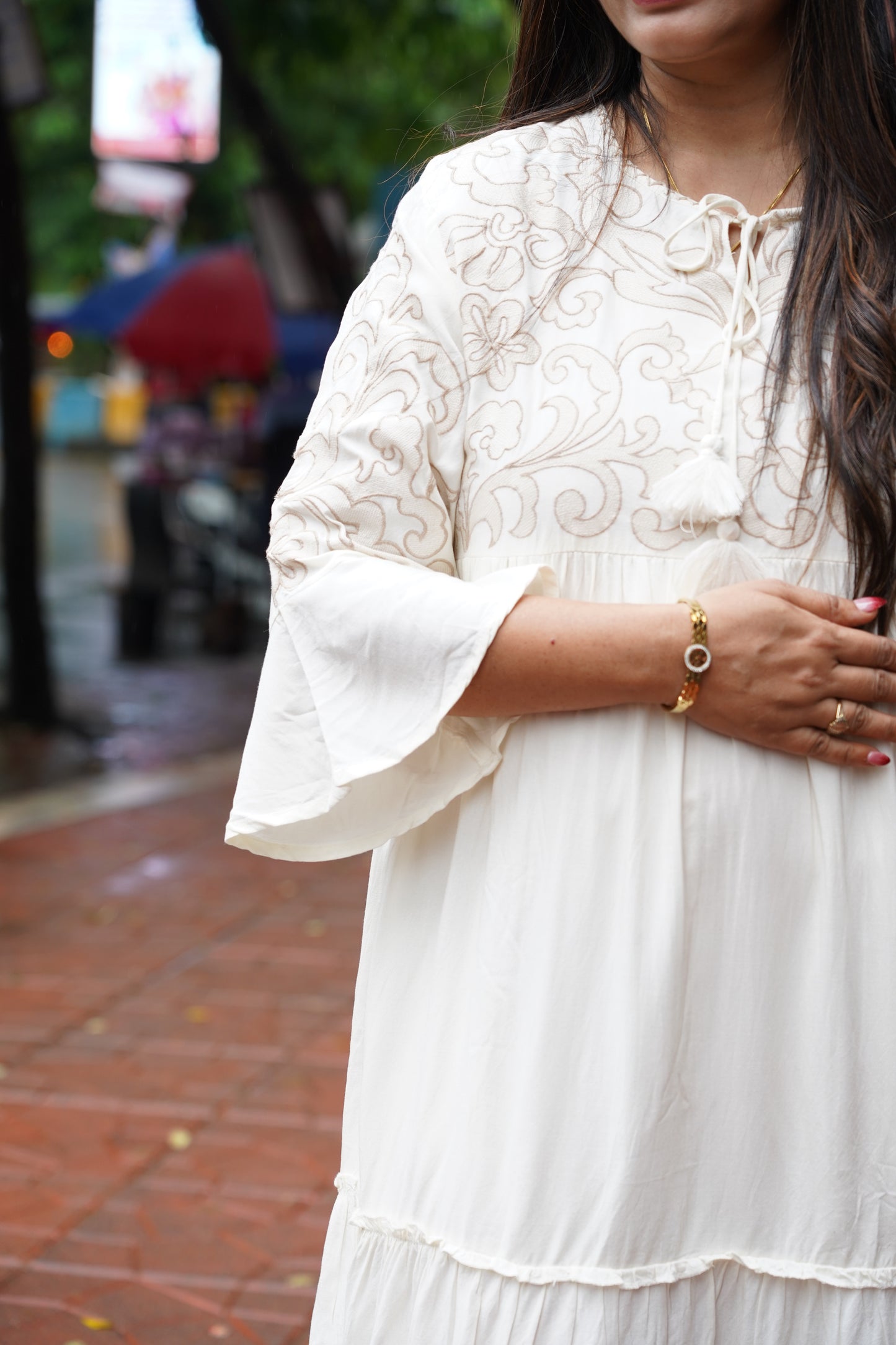 Breezy Tiered One Piece Dress