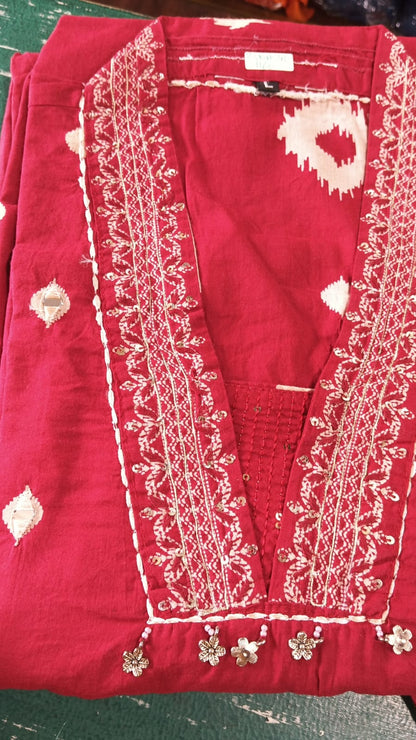 Smart 2-Piece Printed Cotton Kurta Set