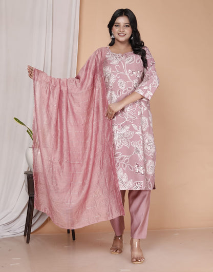 Floral Elegance Printed Kurta Set