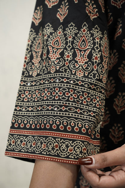 The Midnight Bagh Block-Print Suit Set