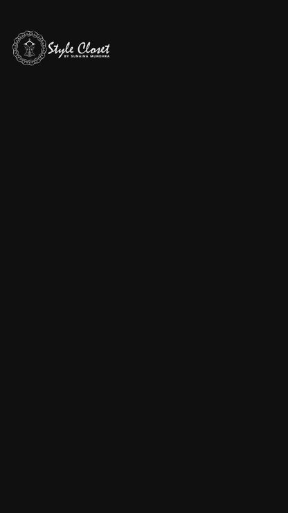 Ruffle Pre-Draped Saree Set